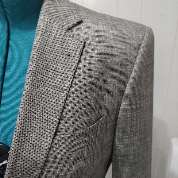 Cremieux Any Occasion Sports Coat Men's Size 41R Tan Two Button Classic Blazer - Picture 5 of 13